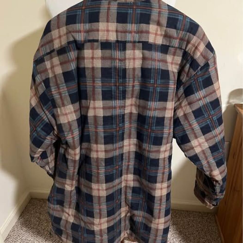 Vintage Sierra Pacific Lined Plaid Flannel Shirt M - Picture 4 of 5